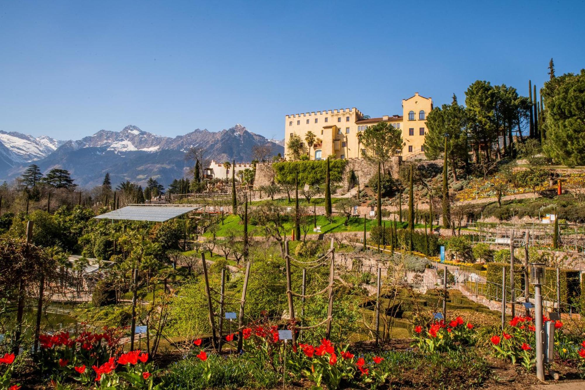 5-Zimmer-Appartement In Historischer Privatvilla, Meran Zentrum, Kostenloser Parkplatz Dış mekan fotoğraf